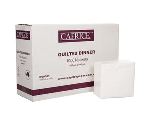 Caprice Quilted Dinner Napkin 2 Ply 400mm x 400mm GT Fold