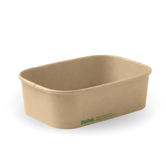 Biopak Kraft BioBoard Takeaway Base 650ml