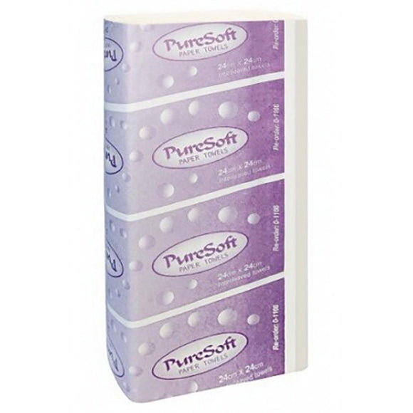 Pure Soft Interleaved Hand Towel (Qty 16)